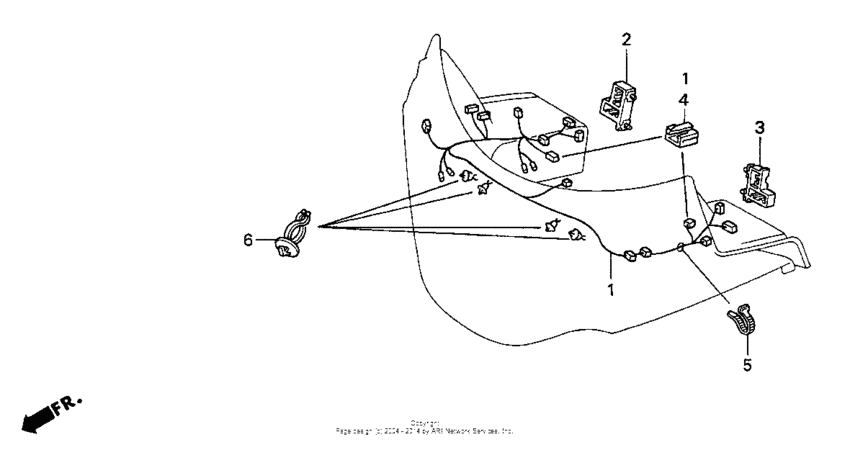 Fairing sub harness