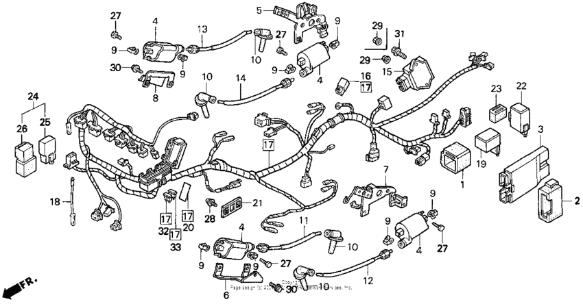 Wire harness 90-93