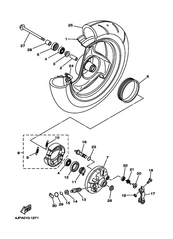 Transom + tube