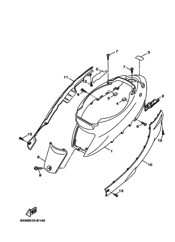 YL50 Боковая крышка
