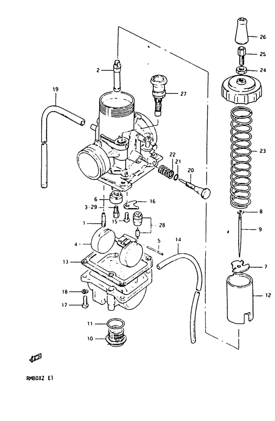 Carburetor assy