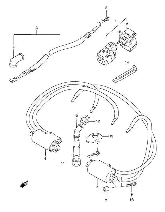 GSF1200S (ABS) Equipo electrico
