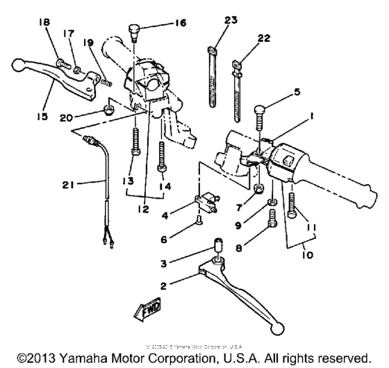 Handle switch-lever