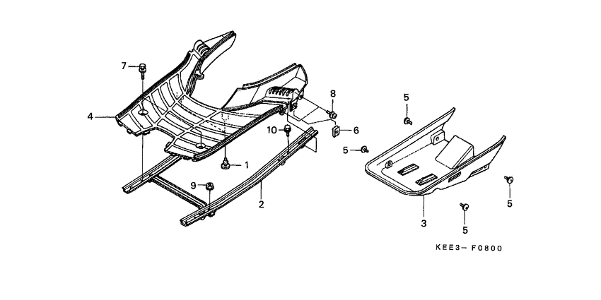 SJ100 Панель пола