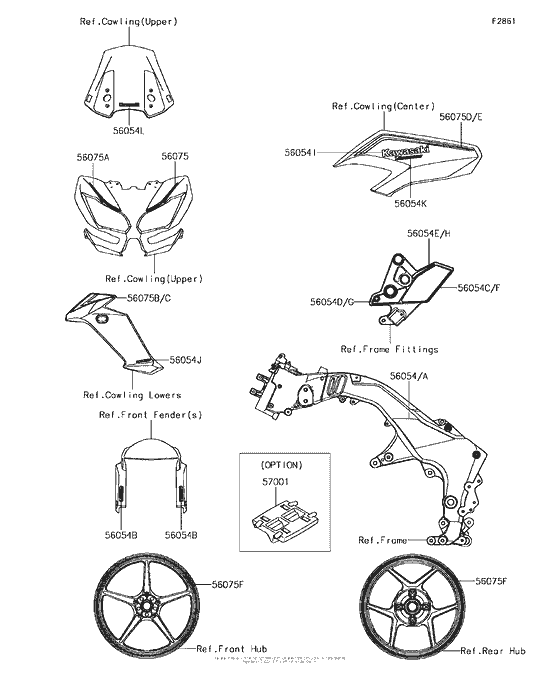 KLZ1000 Наклейки