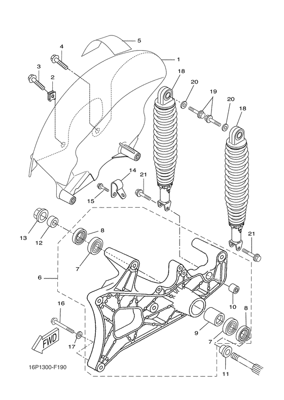 Rear arm & suspension