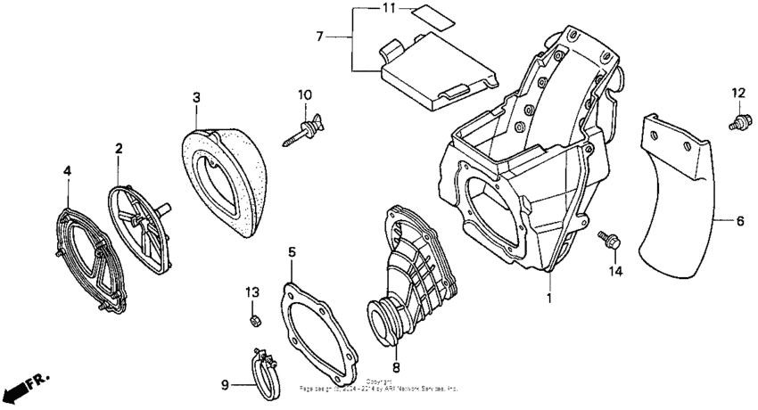Air cleaner 90