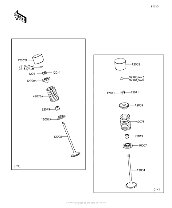 ZX636 Valve(S)(1 / 2)