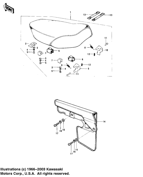 Seat/chain cover