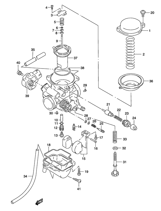 Carburetor assy