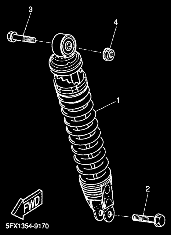 CW50RS Задняя подвеска