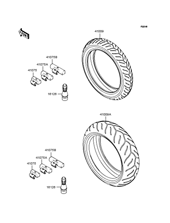 ZX1000 Покрышки
