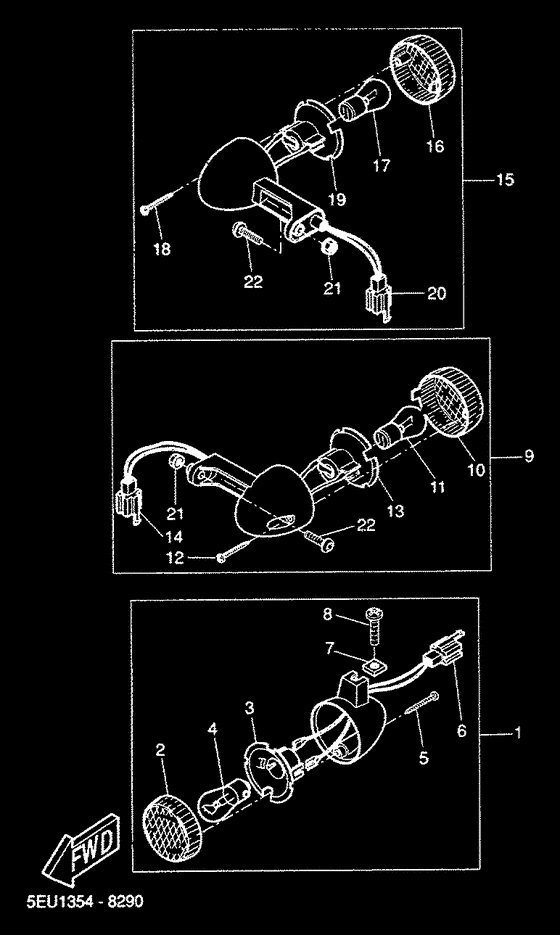 YH50 Поворотники