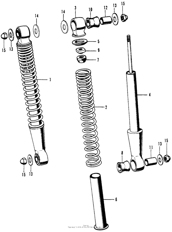 Sl70 rear shock absorber