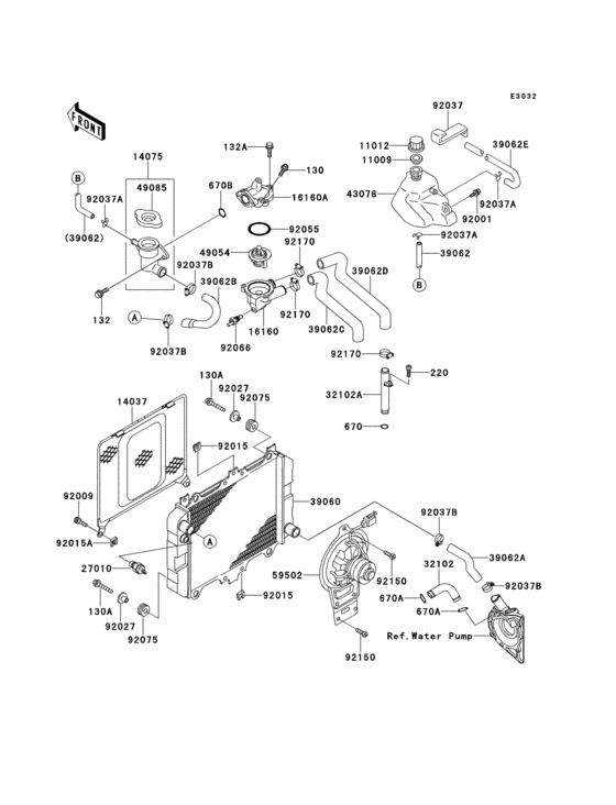 Radiator/fan/water pump(1/2)