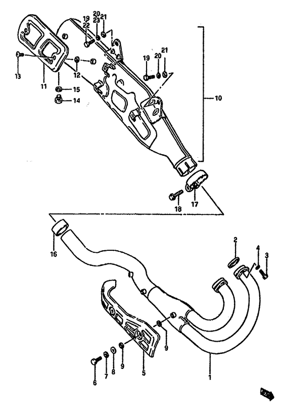 Muffler comp