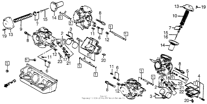 Carburetor comp. parts