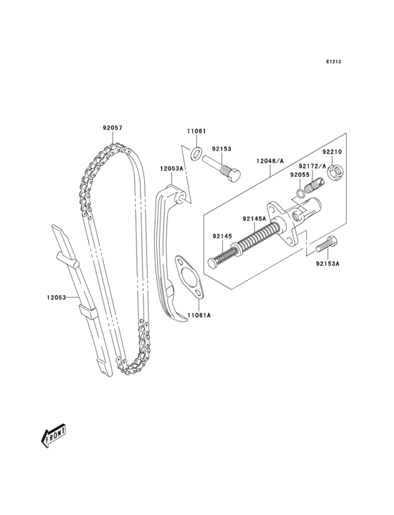 Cam chain/tensioner