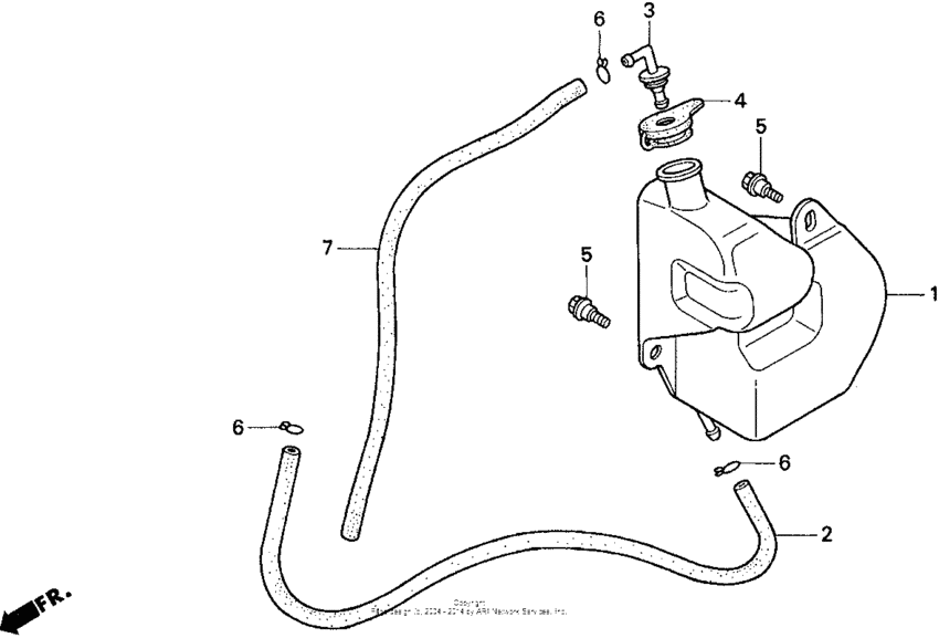 ST1100 (ABS/ TCS) St1100a reserve tank