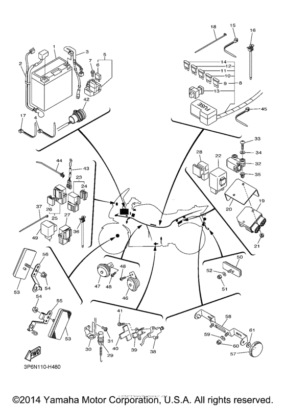 FJR13AYB Электрика