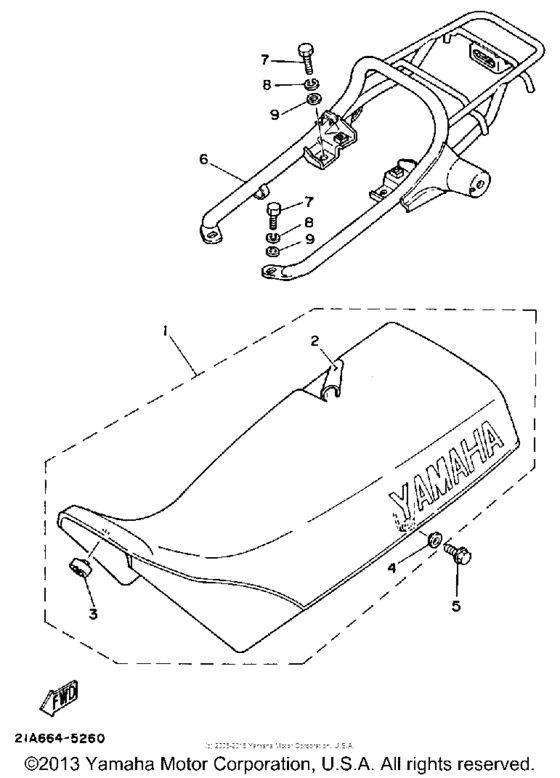 DT50L Сиденье