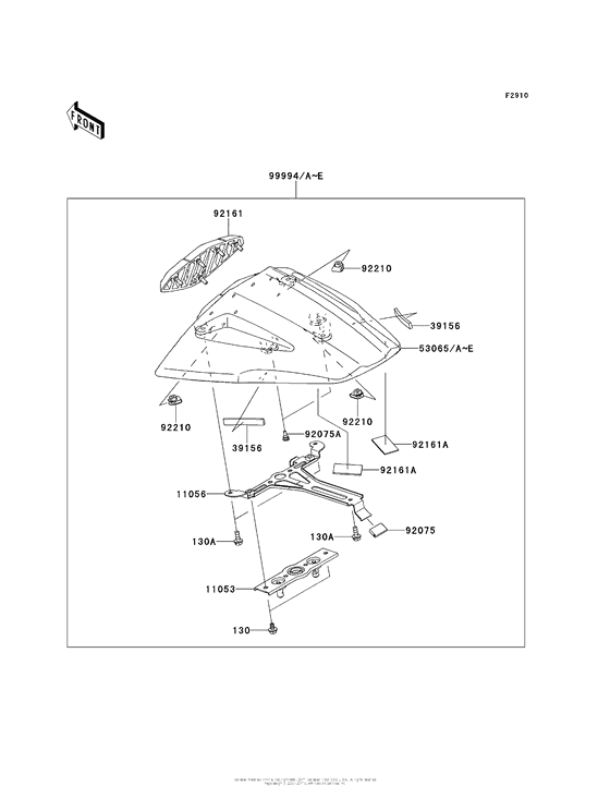 ZX1000 Accessory (Single Seat Cover)
