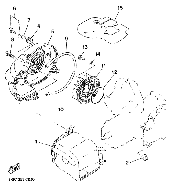 YN100 - verkleidung. lufter