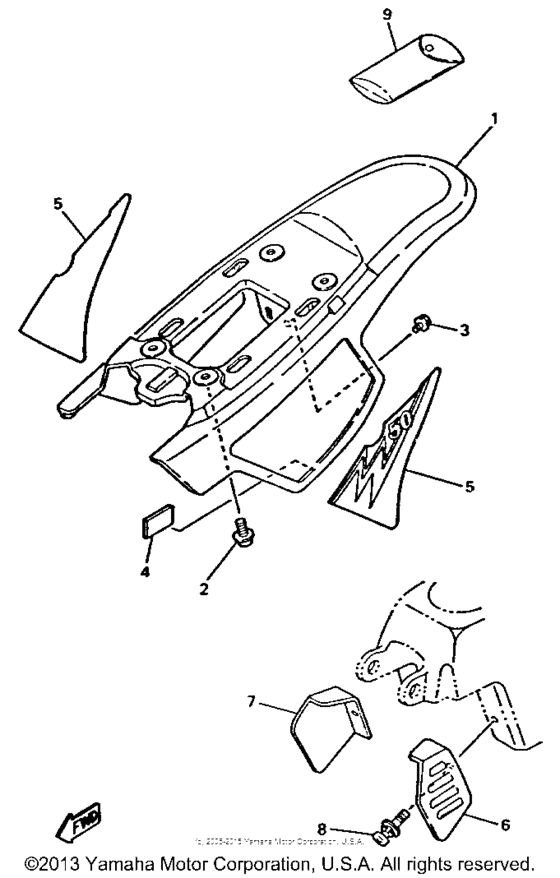 PW50F Side cover - tool