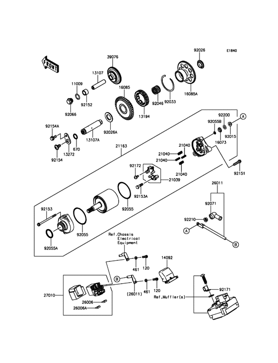 ZX1000 Стартер