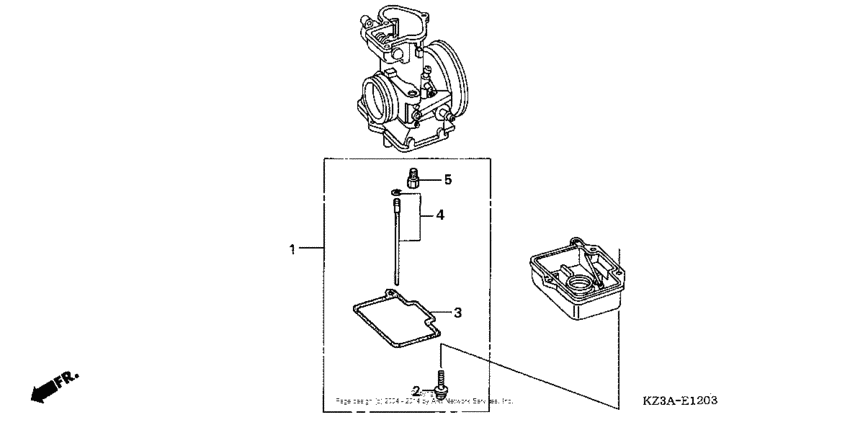 CR125R Carburetor optional kit ('04-'07)