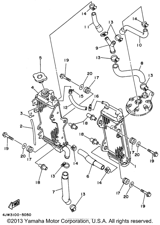 Radiator - hose