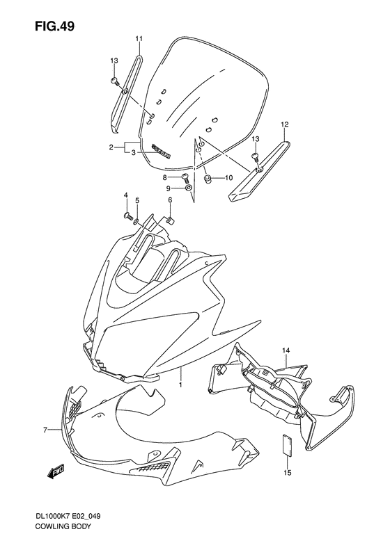 Cowling body