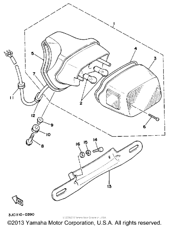 XV535AC Фонарь