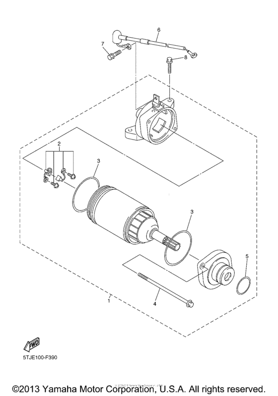 WR450FW Стартер
