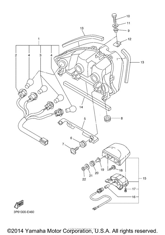 FJR13AEXS Фонарь