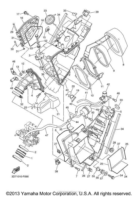 WR25RYL Впускная система