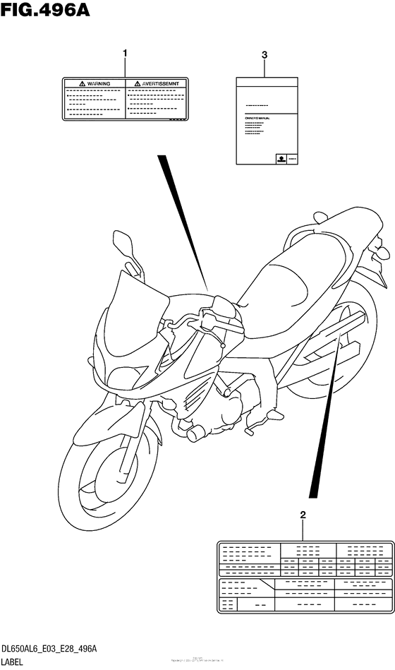 Label (Dl650Al6 E28)