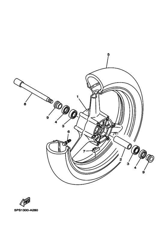TDM900 Transom + tube