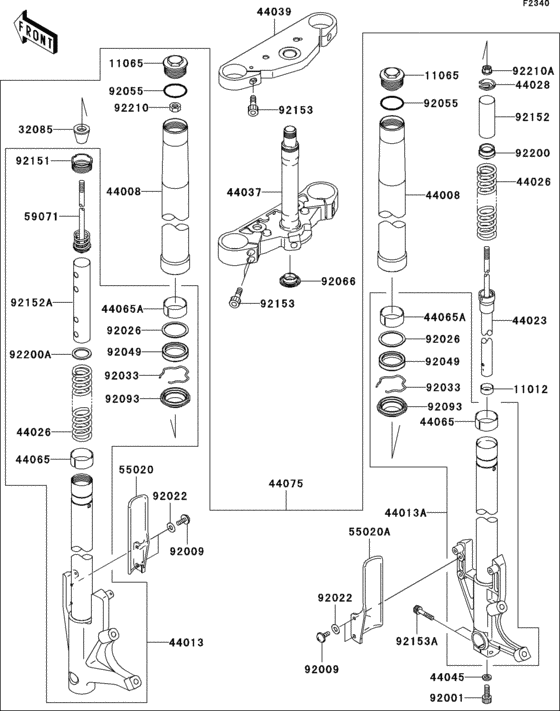 Front fork(b6f)