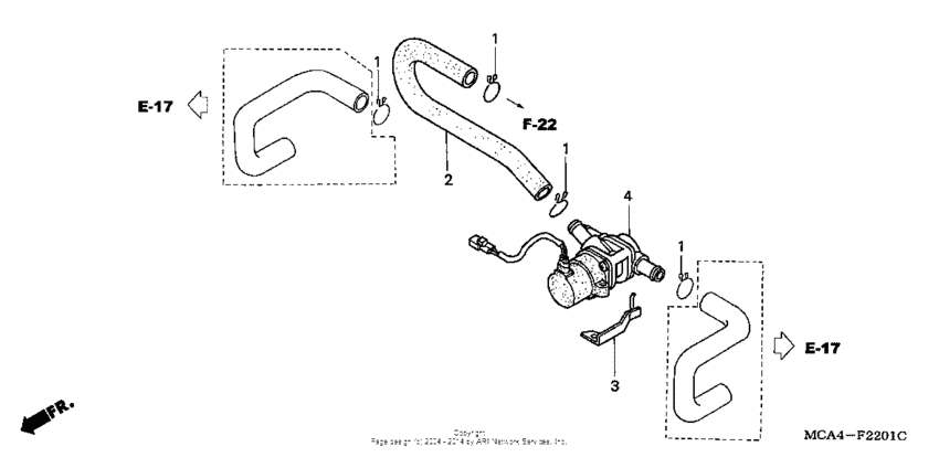 GL1800 (ABS) Клапан нагнетание воздуха