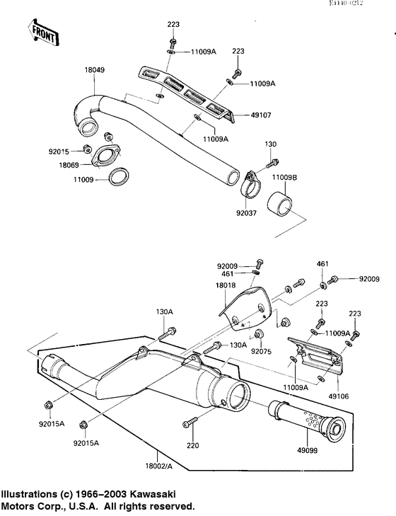 Muffler comp