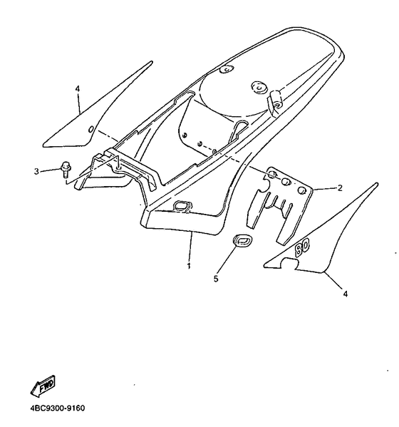 PW80 Боковые обтекатели