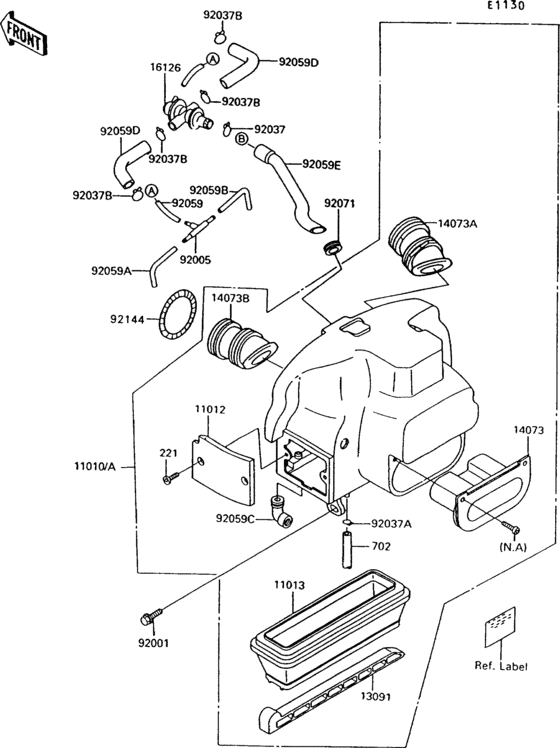 ZG1000 Воздушный фильтр