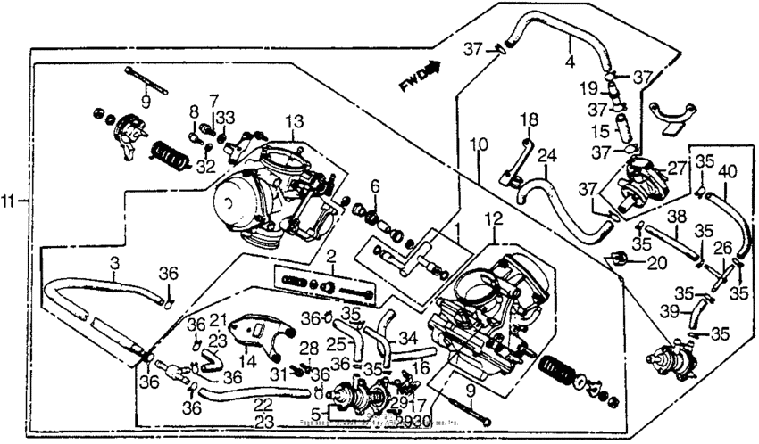 Carburetor assy. 86