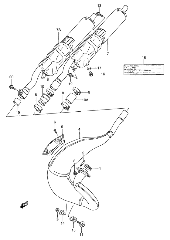 Muffler comp
