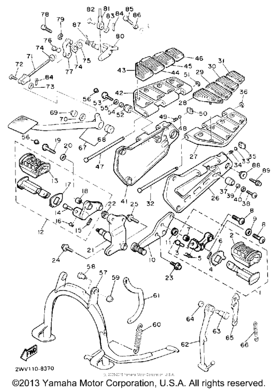 XVZ13DAC Подножки
