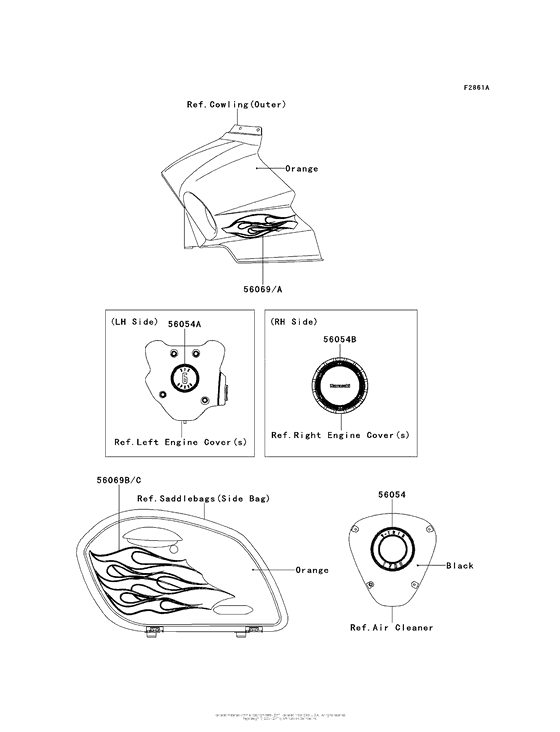 VN1700 Decals (Orange)(Jdfa / jefa)