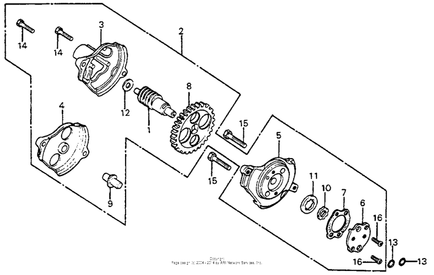XL75 Масляный насос