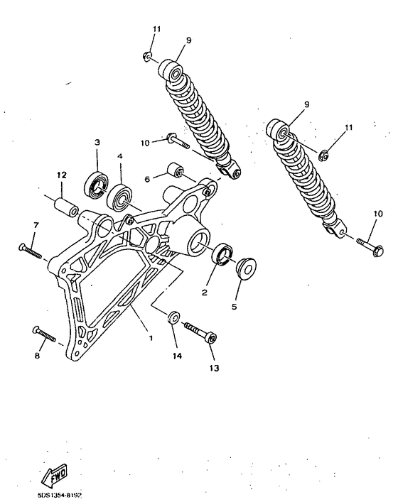 Rear arm. suspension