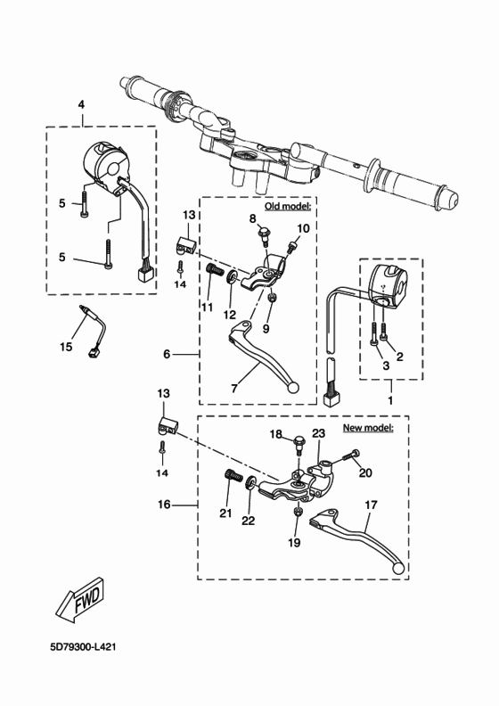 Handle switch & lever